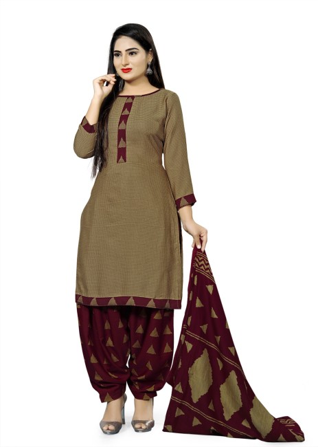 Mayur Khushi Printed Cotton Churidar Material, For Clothing at Rs