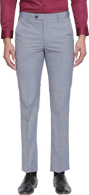 Richard Parker by Pantaloons Slim Fit Men Blue Trousers  Buy Richard Parker  by Pantaloons Slim Fit Men Blue Trousers Online at Best Prices in India   Flipkartcom