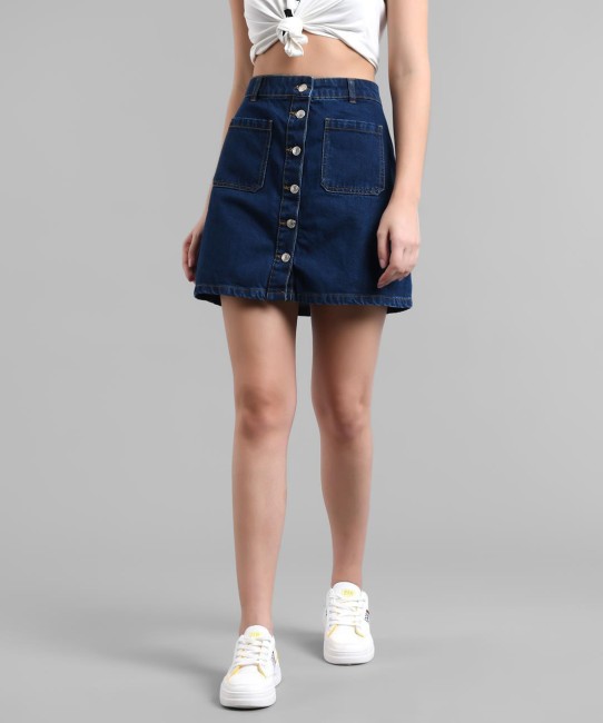 Long A-line Ladies Denim Skirt, Size: Large at Rs 650/piece in