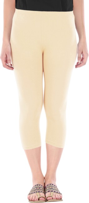 Buy online White Cotton Capri Legging from Capris & Leggings for Women by  Lady Lyka for ₹589 at 34% off