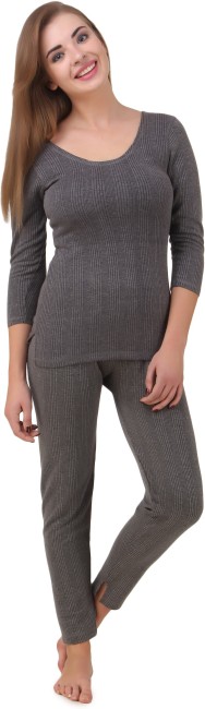 Grey Warm Cotton Blend Womens Thermal Inner Wear at Rs 160/piece in Delhi