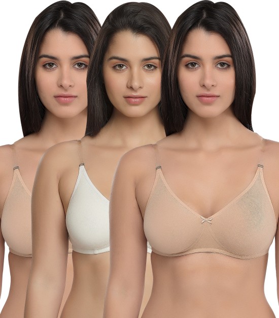 Buy Milky White Bras for Women by Inner Sense Online