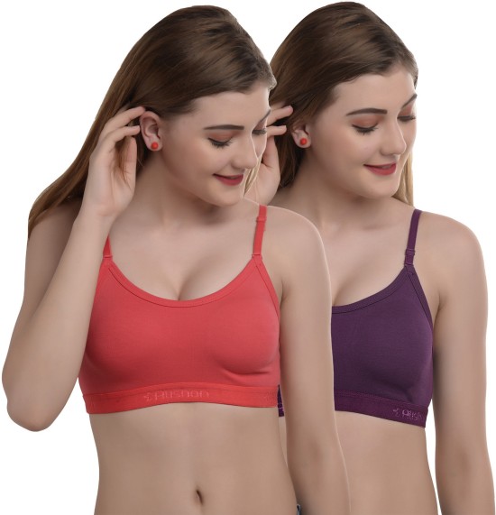 Buy Alishan White Cotton Blend Non Padded Bra - 38D (pack of 2) (ASS0883)  Online at Best Prices in India - JioMart.