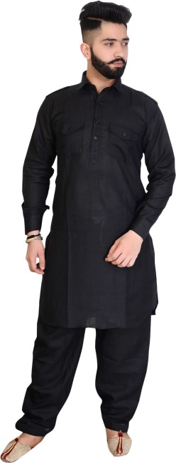 Men's pathani cheap kurta pajama design