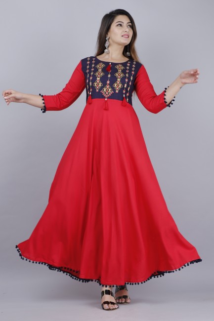 Snapdeal online shopping long on sale kurti