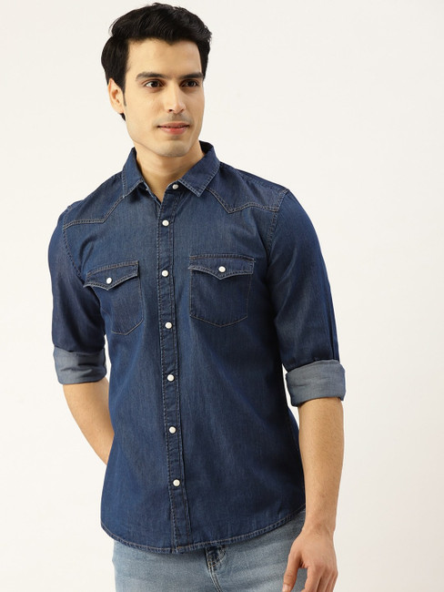 United colors of discount benetton denim shirts