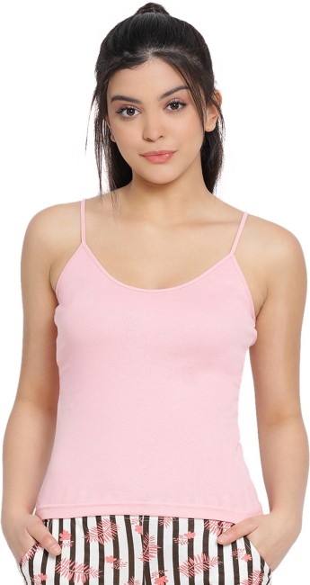 Buy eDESIRE Women's Cotton Camisole Slip Detachable / Removable Straps  Strapless Spaghetti Inner Wear Tank Top Camisole (1 Pc) Online at Best  Prices in India - JioMart.