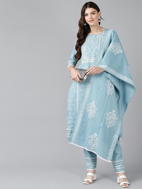Buy Blue Salwars & Churidars for Women by AJIO Online