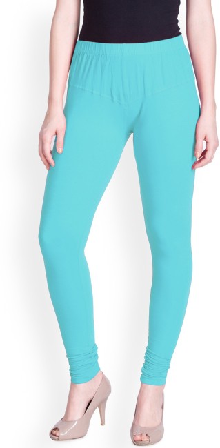 Light Blue Womens Leggings And Churidars - Buy Light Blue Womens Leggings  And Churidars Online at Best Prices In India