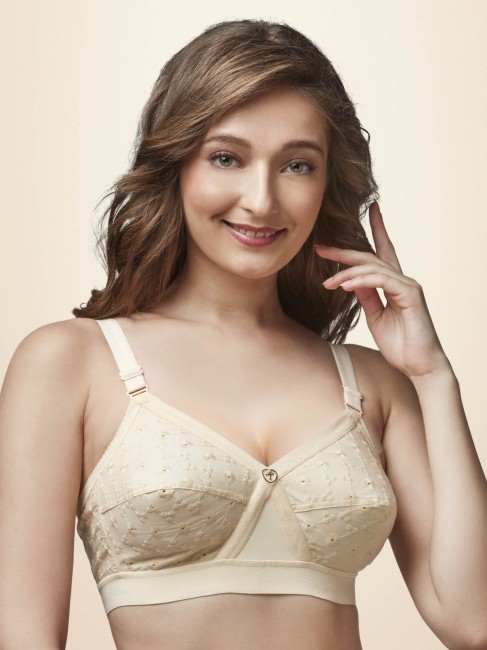 Buy Trylo Double Layered Non-Wired Full Coverage Sag Lift Bra - White at  Rs.460 online