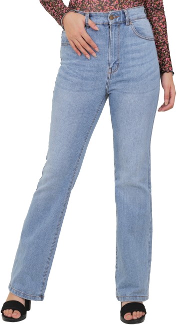 Buy online Women's Plain Bootcut Jeans from Jeans & jeggings for Women by  Showoff for ₹1519 at 65% off
