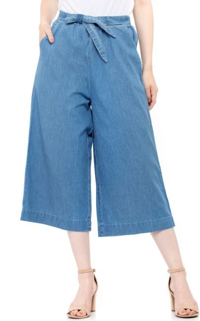 Denim Culottes - Buy Denim Culottes online in India