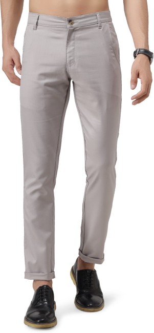 Buy HIGHLANDER Men Brown Slim Fit Solid Chinos  Trousers for Men 5125962   Myntra