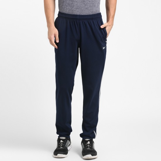 REEBOK Solid Men Black Track Pants  Buy REEBOK Solid Men Black Track Pants  Online at Best Prices in India  Flipkartcom