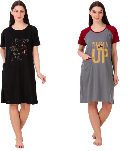 Nightwear Upto 50 to 80 OFF on Nighty Sexy Night Dresses