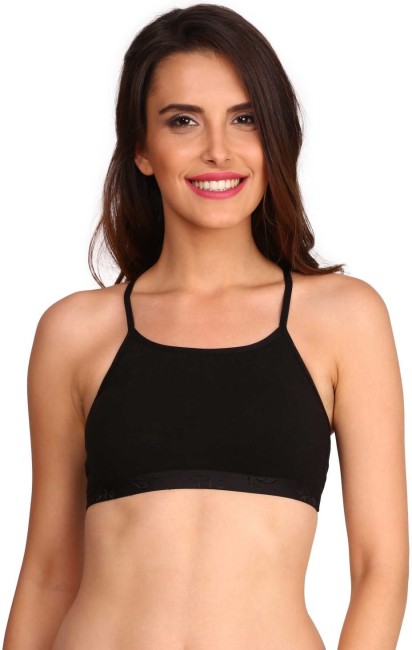 Buy Black CROSS BACK SPORTS BRA for Women Online in India