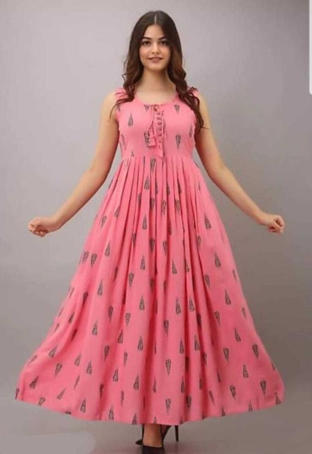 Flipkart long outlet frock kurti