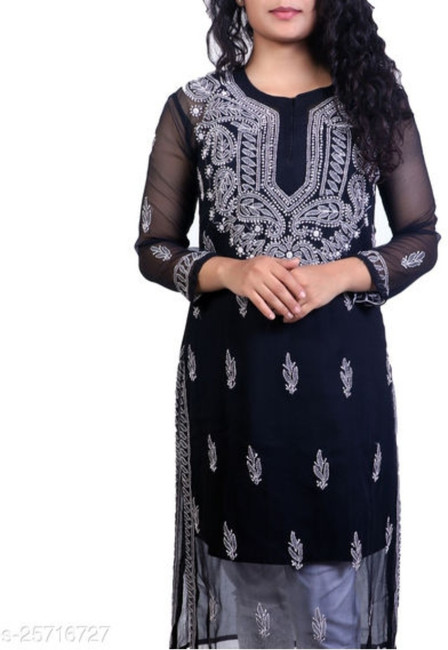 Chikankari by fs fashion Women Chikan Embroidery Straight Kurta - Buy  Chikankari by fs fashion Women Chikan Embroidery Straight Kurta Online at  Best Prices in India | Flipkart.com