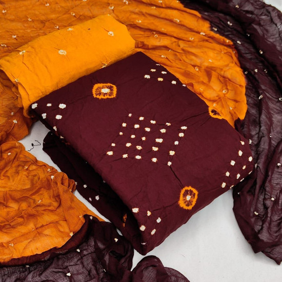 Bandhani dress material in flipkart store