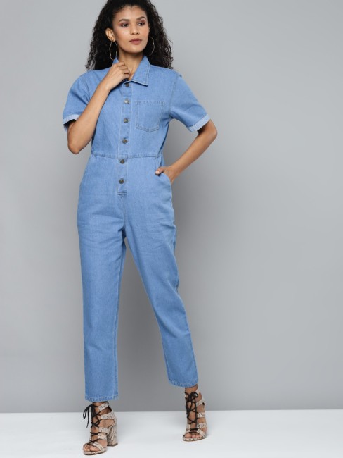 Denim Jumpsuits and rompers for Women
