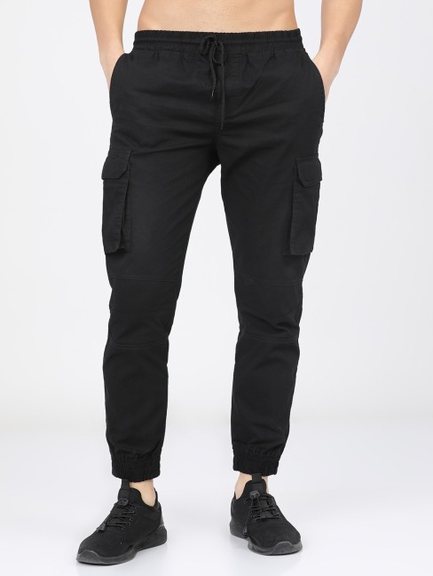 Skinny Cargo Trousers With Nylon Pockets  boohooMAN UK