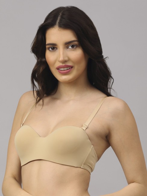Oalirro Strapless Bras for Women Women's Fashion Solid Slim Backless Tanks  Top Short Breast Wrap Vest