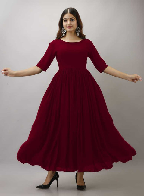 Umbrella Cut Kurtis Buy Umbrella Cut Kurtis online at Best