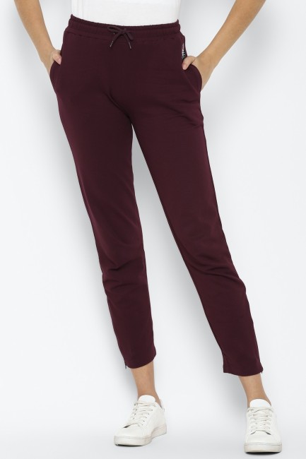 Buy Maroon Trousers  Pants for Women by ALLEN SOLLY Online  Ajiocom
