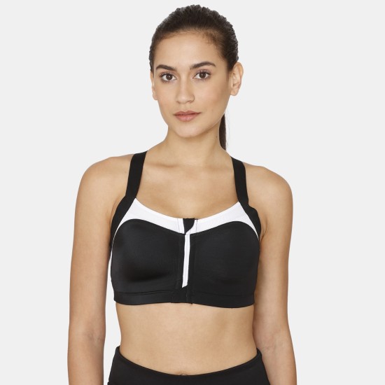 Zelocity Quick Dry Sports Bra With Removable Padding - Deep Cobalt