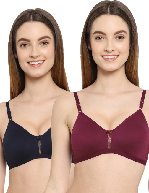 Buy Floret Double Layered Wirefree Minimiser Bra - Nude at Rs.329