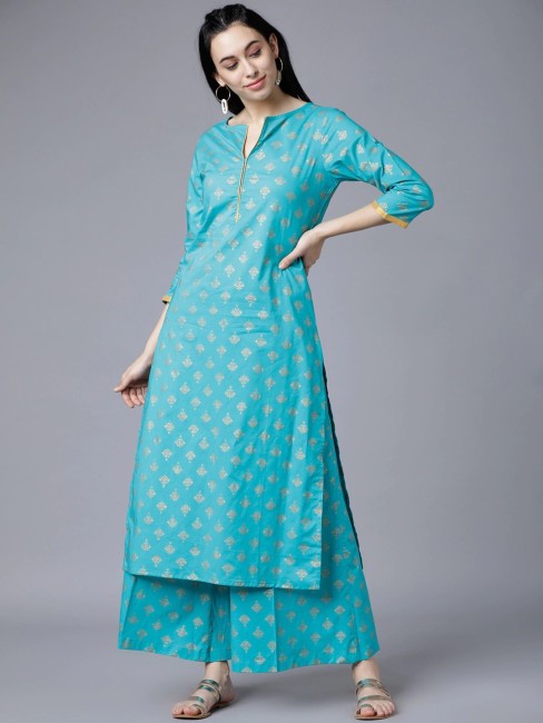 Plazo with hot sale kurti design