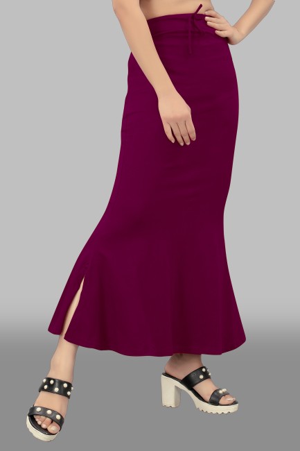 Comfort Lady Brand Saree Shapewear Petticoat for Women, Cotton Lycra 4 Way  Stretch.