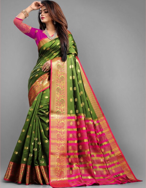 20 Banarasi Silk Saree Blouse Designs