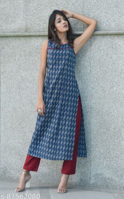 Flipkart sale sleeveless kurtis