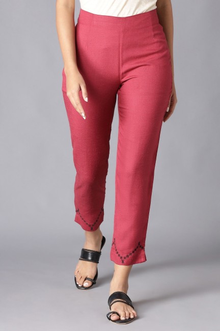 Pink Womens Trousers  Buy Pink Womens Trousers Online at Best Prices In  India  Flipkartcom