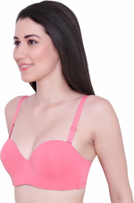 Cotton Push-Up Powder Blue Plain Half Cup Padded Bra at Rs 100/piece in  Greater Noida