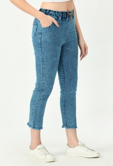 Cropped Jeans Women - Buy Cropped Jeans Women online at Best Prices in  India