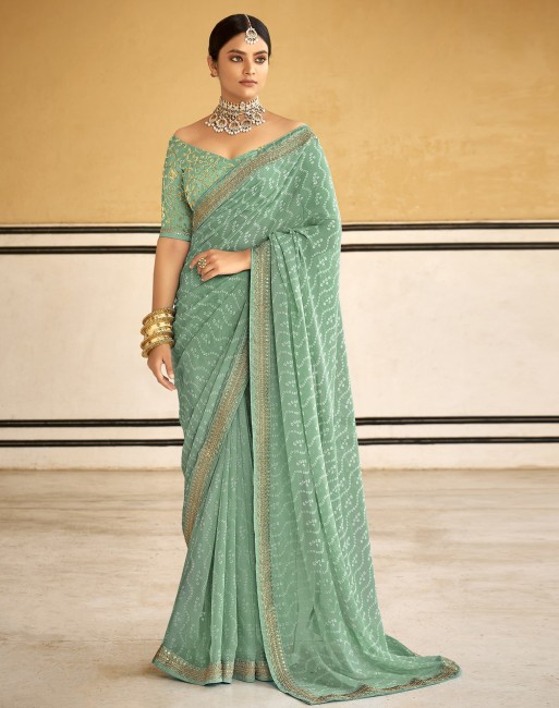 Flipkart saree party on sale wear