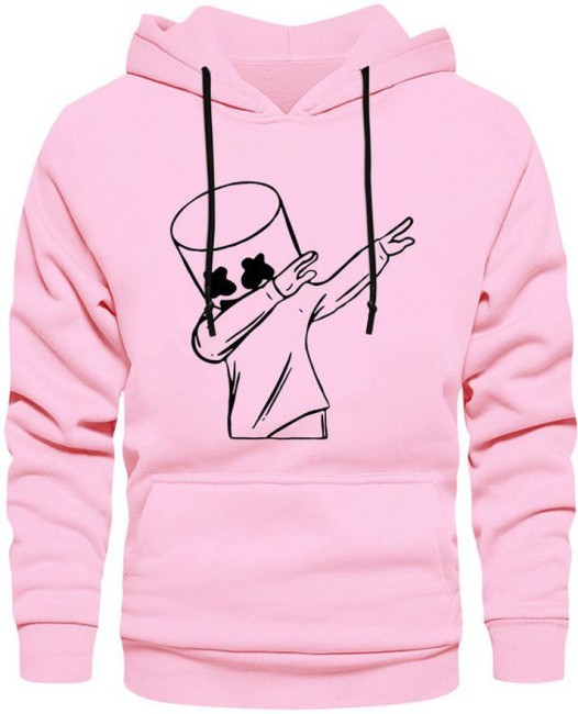 Men's Hoodie - Pink - L