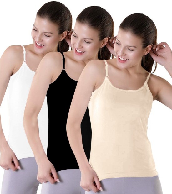 Inner Slip Women's Innerwear Camisole Dress Cotton Full Length Lining Sheer  Top