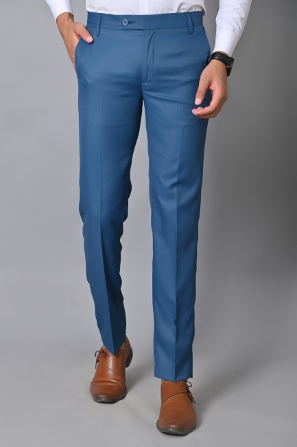 Buy Men Olive Solid Carrot Fit Casual Trousers Online  685811  Peter  England