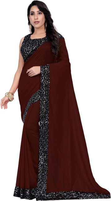 Plain Saree - Buy Latest Plain Sarees Designs For Women With Border