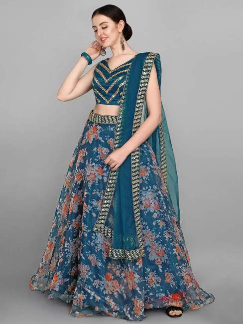 Printed Womens Lehenga Cholis Buy Printed Womens Lehenga Cholis