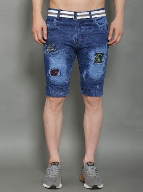 Shorts jeans para 2025 hombre