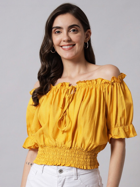 Yellow Womens Tops - Buy Yellow Womens Tops Online at Best Prices In India  | Flipkart.com