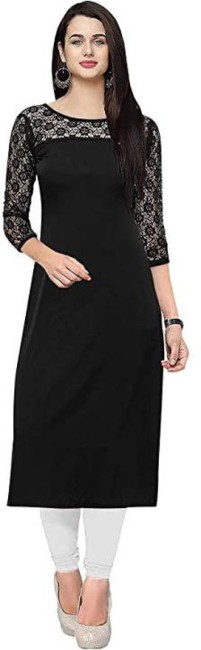 Net boat outlet neck kurti