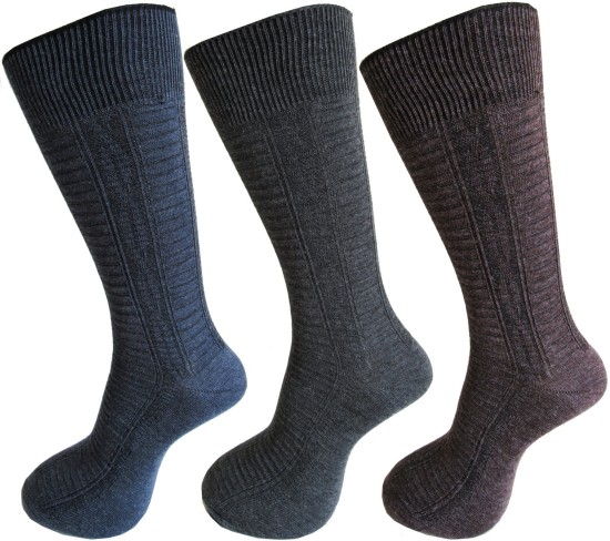 Buy Women Thermal Socks Lambs Wool Casual Crew Socks 3 Pairs Size 5-7  Online in India 