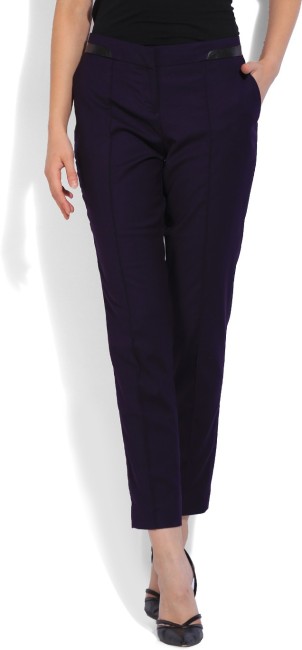 Welcome to Brand Bazaar  Wills Lifestyle Beige Slim Formal Trousers