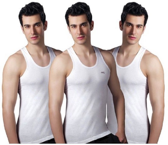 Buy Lux Venus Men's White Solid 100% Cotton Pack of 6 Short Sleeve Vest  Online at Best Prices in India - JioMart.
