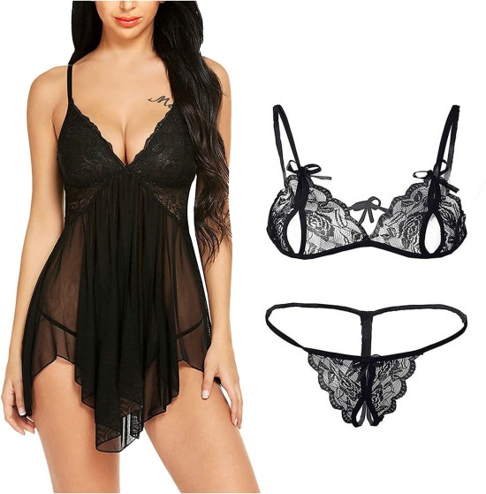 Doll Set With Beautiful Trendy Dresses at Rs 250/piece, Baby Doll Lingerie  Dresses in Delhi